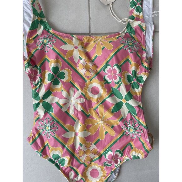 Kenny Flowers Swim One Piece Swimsuit Cut Out The Acapulco - Picture 2 of 12